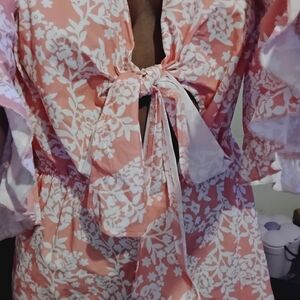 Floral Pink Jumpsuit